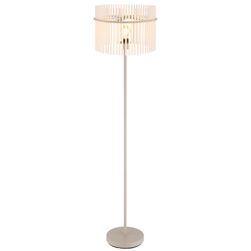 152cm Matte Novelty Floor Lamp, White, Beige