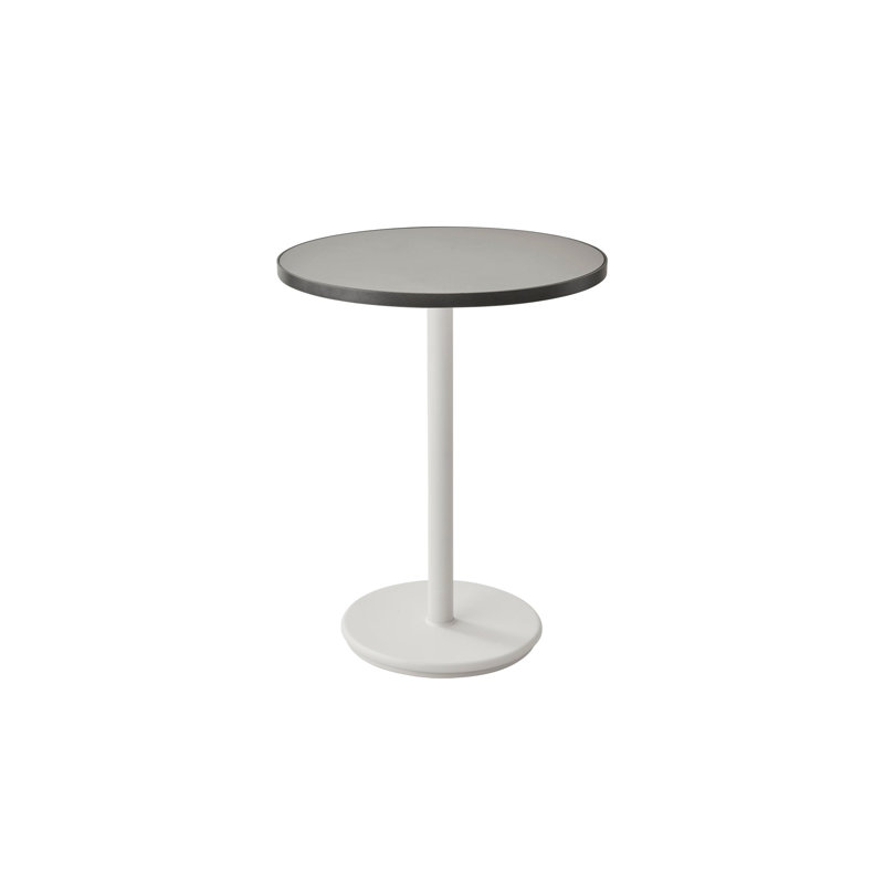 Go Round Metal Outdoor , in. W in. D, Lava Gray, 23.7", Lava Gray