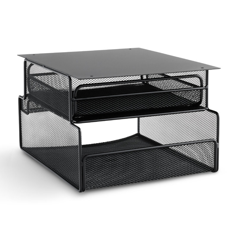 Onyx Mesh Mountable Hanging Desk Storage
