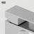 Dunn Duomo Gothic 18" L x 13" W x 4" H Rectangular Concrete Vessel Bathroom Sink with 11" H Faucet