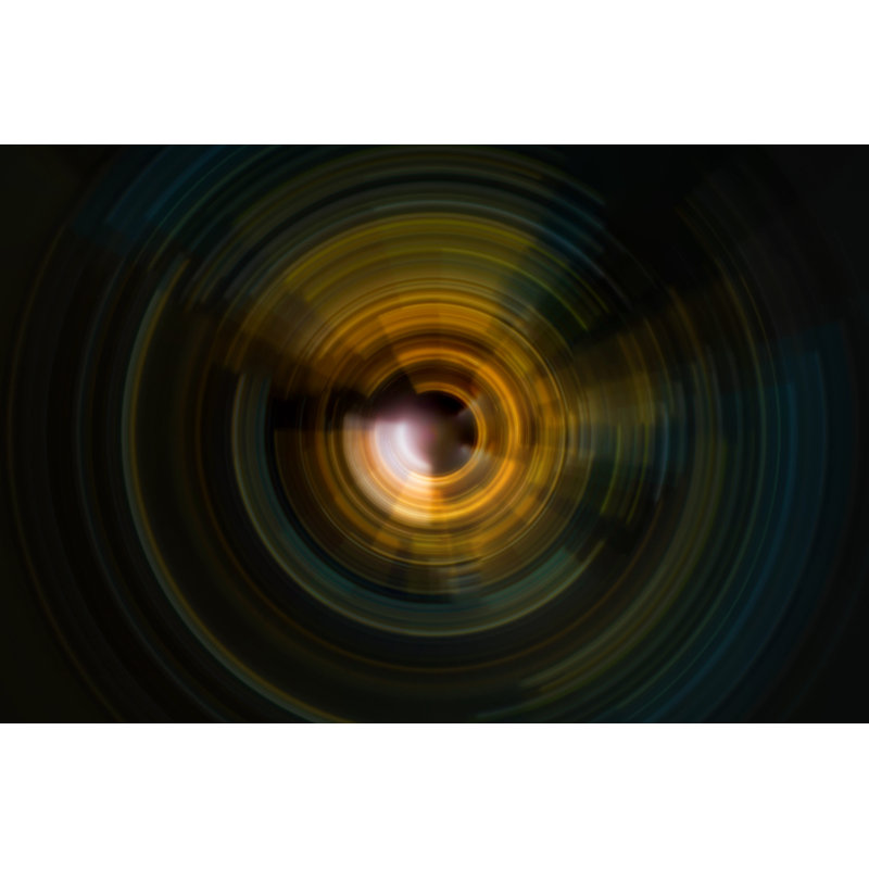 Spiral Radial Motion - Wrapped Canvas Print, 51cm H x 76cm W x 3.8cm D