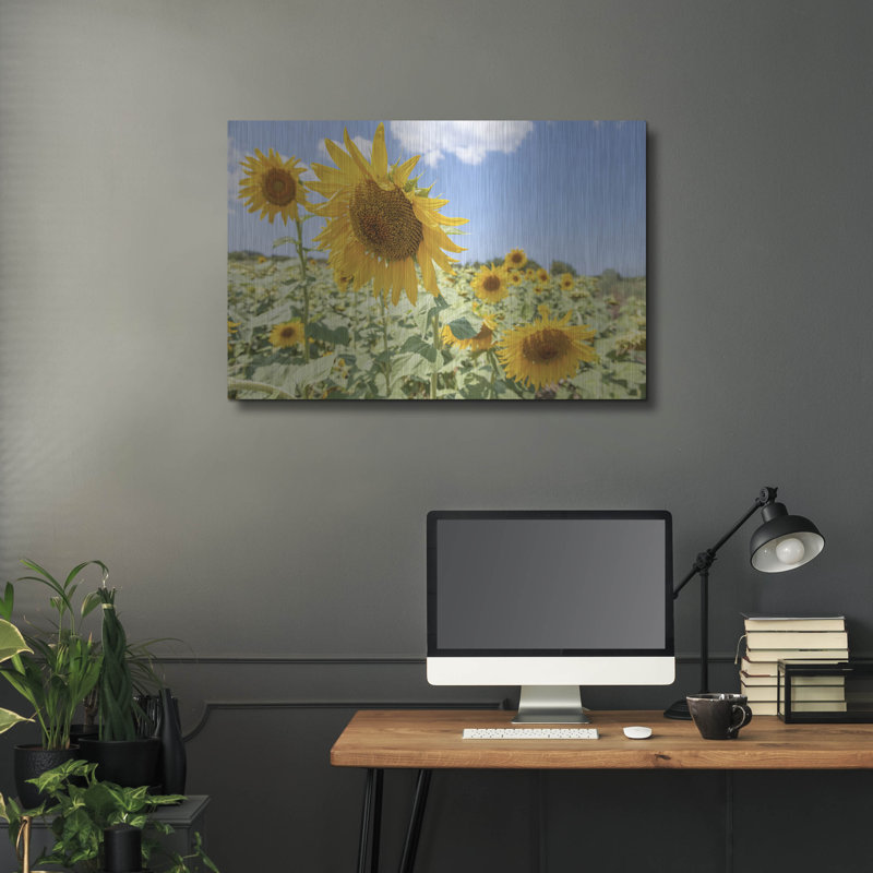 «Sunflowers I» par Richard Silver, H 24 po x l 36 po