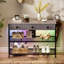 Jasvindir 3 Drawer Console Table with Charging Station and RGB Lights-559230468