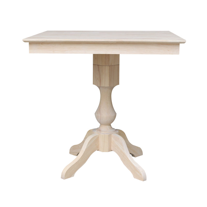 Charvae 5 - Piece Counter Height Solid Wood Dining Set