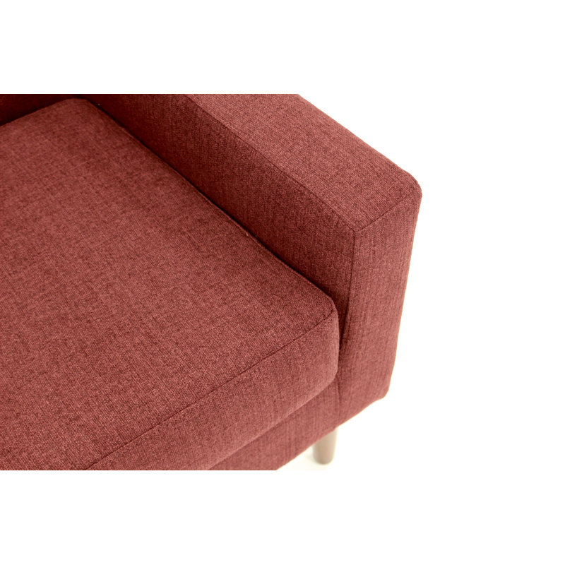 Fauteuil Pecora, Rouge baie
