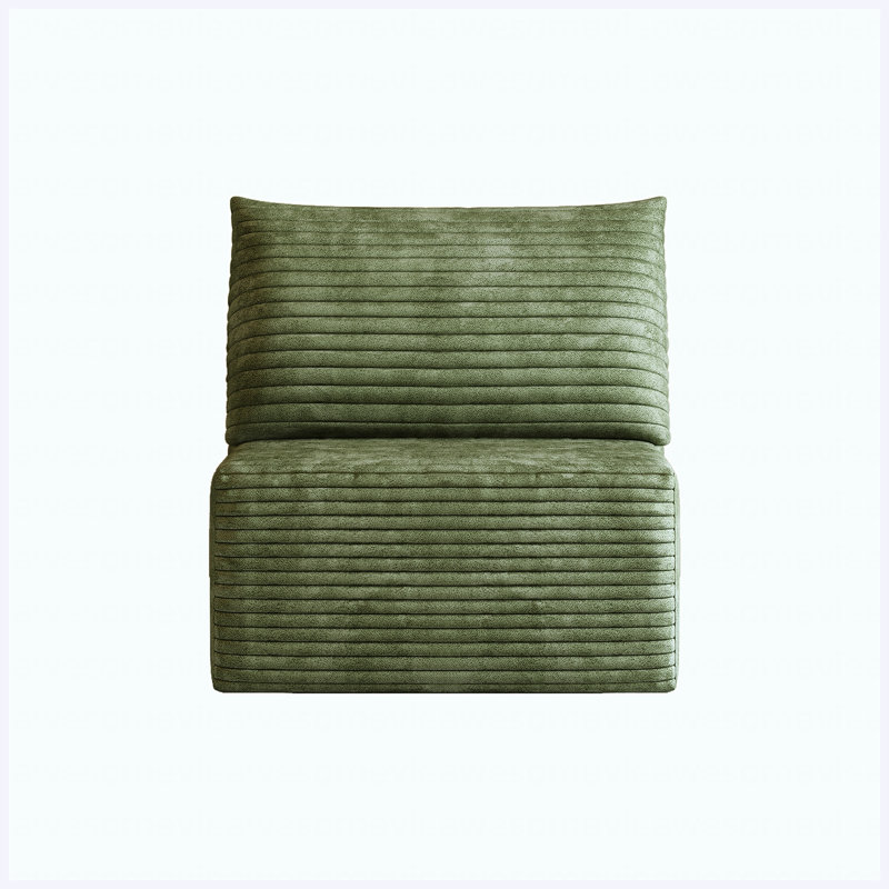 1 Seater Green Sofa
