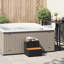 Hot Tub Step 50X50x50.5 Cm Poly Rattan And Solid Acacia-828266059