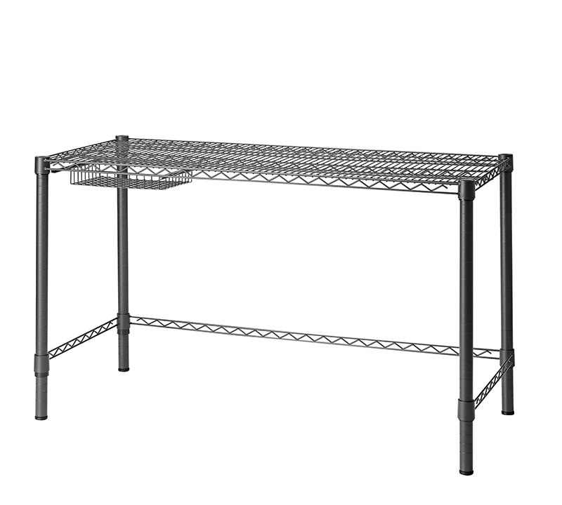 Bureau robuste Suprima, Gris bronze