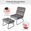 Cygnus 61cm Wide Velvet Ergonomic Recliner with Massager