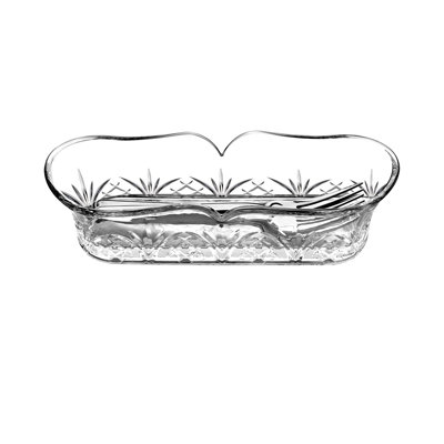 Dublin Crystal 3 Piece Flatware Caddy Set