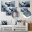 Ancien dinosaure bleu et gris II - dinosaure, art mural MT133401-1644777391