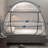 Gray Pop Up Bed Mosquito Net Tent, 150×200cm Full Net Bottom Bed Canopy, Portable Foldable Insect Screen, Indoor Outdoor Bed Tent for Bedroom Dorm Camping