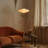 63" Kyoto Floor Lamp with Dimmer, Matte Black Finish, Handcrafted Linen-Cotton Shade, Black Marble Base, Modern Minimalist Standing Lamp for Living Room & Bedroom