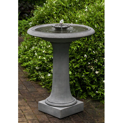 Camellia Birdbath Fountain