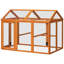 Poulailler Pawhut, grand poulailler en bois, conception combinable avec perchoirs et portes pour l'extérieur, la cour arrière, la ferme-125834294