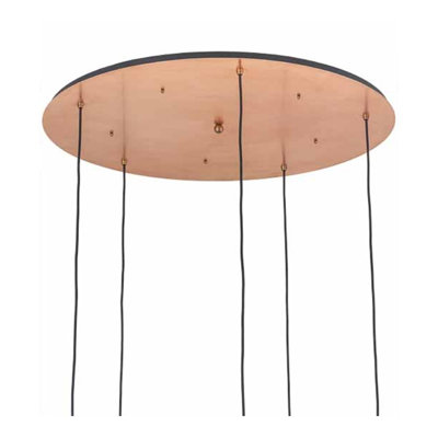 Muspelheim 5 - Light Copper Dome Pendant