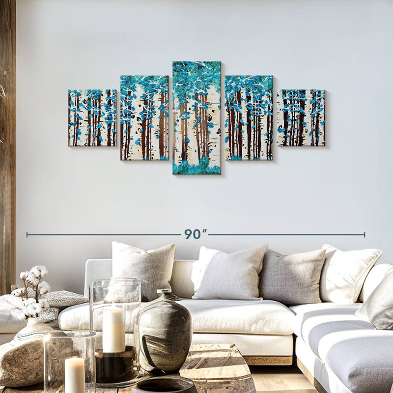 Forest, 30" H x 68" W