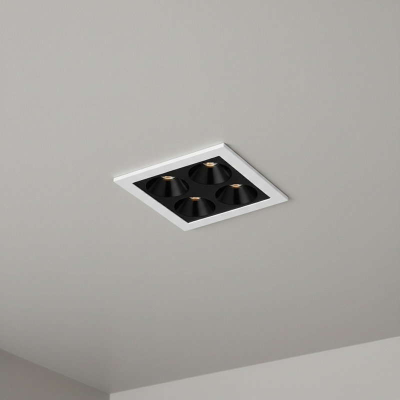 UltraBeam 8 Watt Recessed Square Ceiling Spotlight