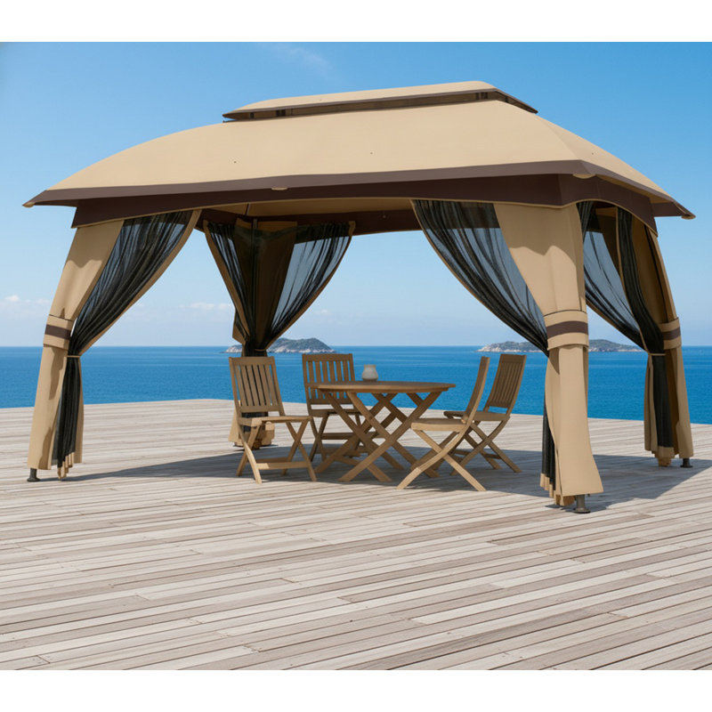Grand et spacieux abri de jardin pour abri de jardin, abri de jardin avec filet, toit ventilé