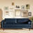 Napa 88.5'' Full-Grain Genuine Italian Leather Sofa-629881410
