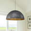 Arnott 1-Light Industrial Dome Pendant Light Fixture