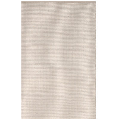 Jodi Striped Handmade Flatweave Cotton Ivory/Grey Area Rug