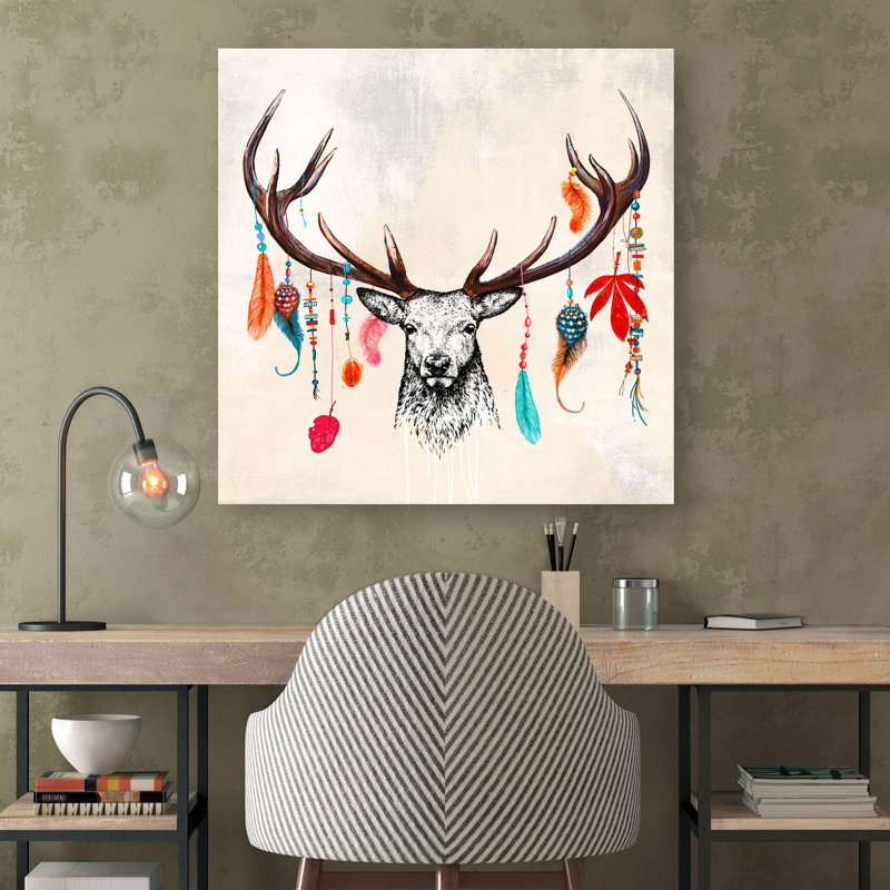Wild Mesmerizer - Wrapped Canvas Art Prints, 70cm H x 70cm W x 4cm D
