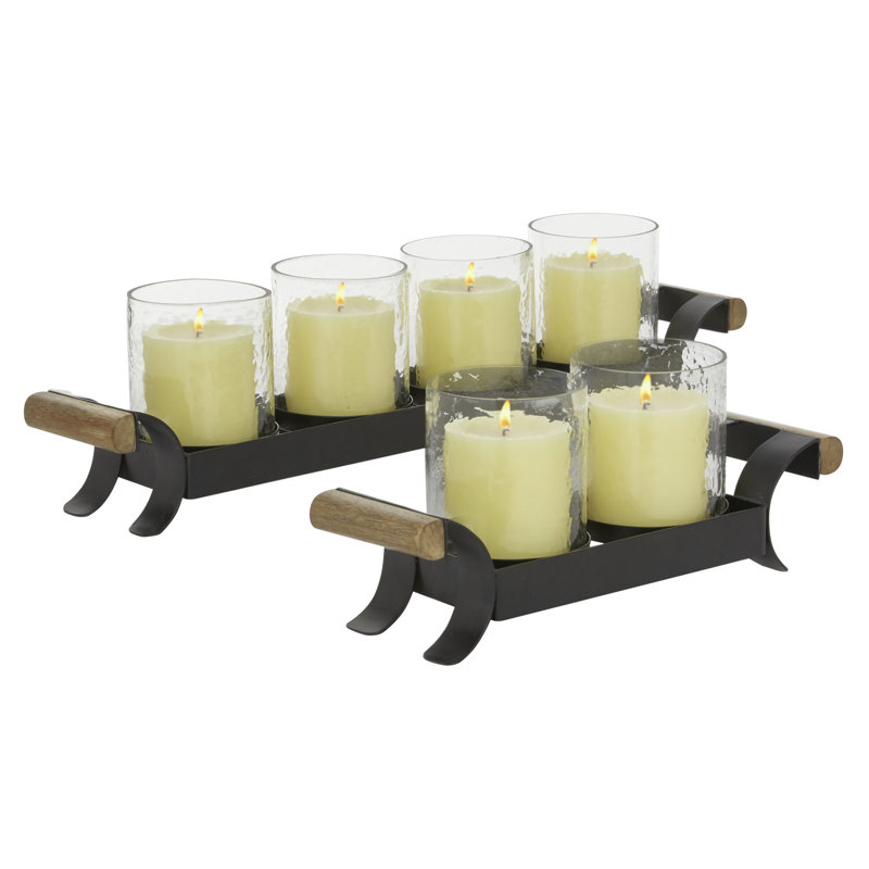 5.45'' H Metal Tabletop Candelabra