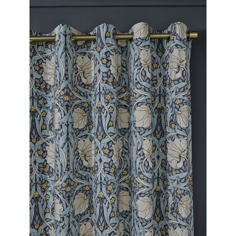 Cotton Blend Blackout Curtain Panel Pair, 229cm W x 229cm L