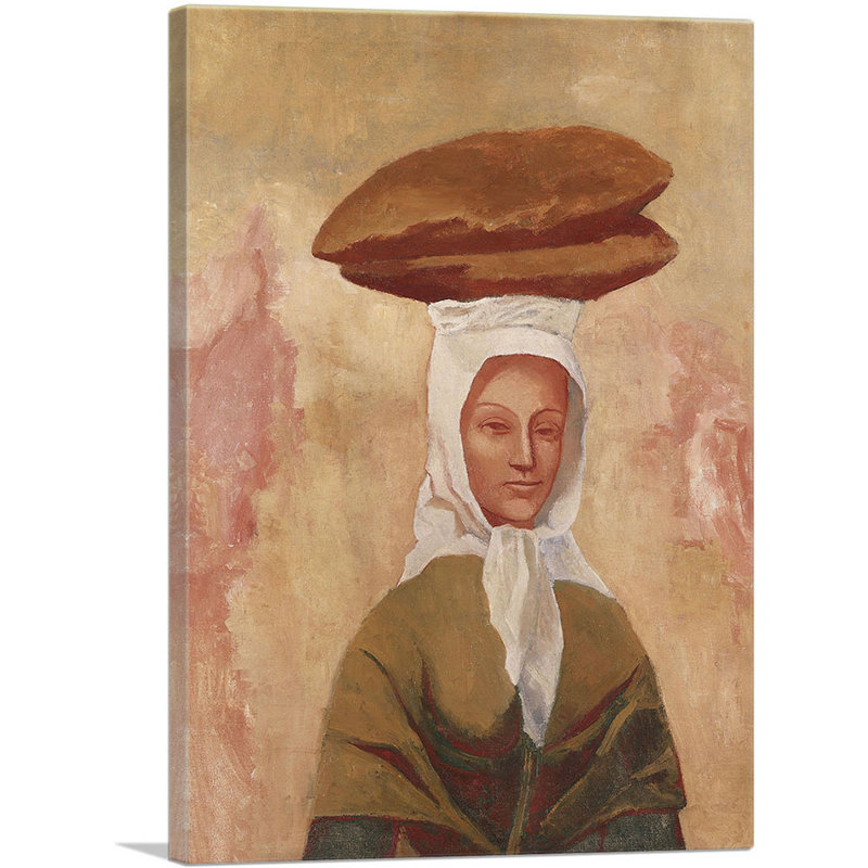 Woman with Loaves 1906 Canvas Art Print by Pablo Picasso