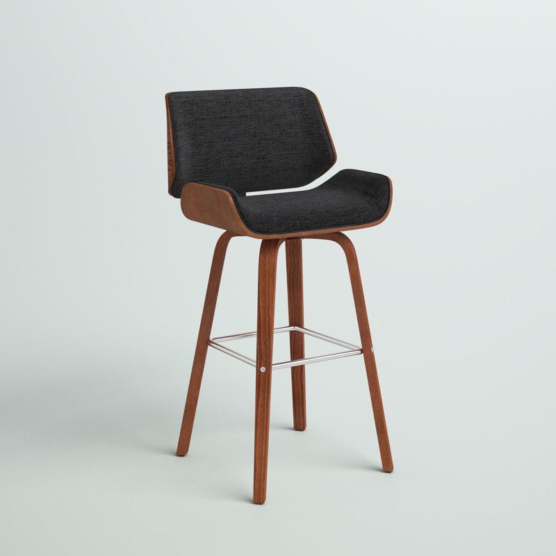 Tabouret tournant 25,98 "Agarita, Gris foncé