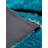 Hand Tufted Shag Polyester Eco-Friendly Area Rugs - Rectangle, Turquoise Color, Geometric Modern Design, High Pile Thick Handmade Anti Skid Area Rugs for Living Room, Bed Room-1878586969