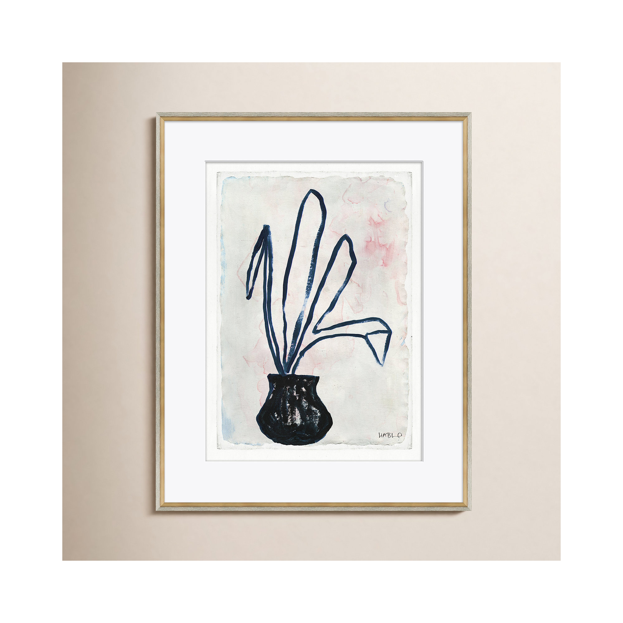 Potted Frond by Susan Hable