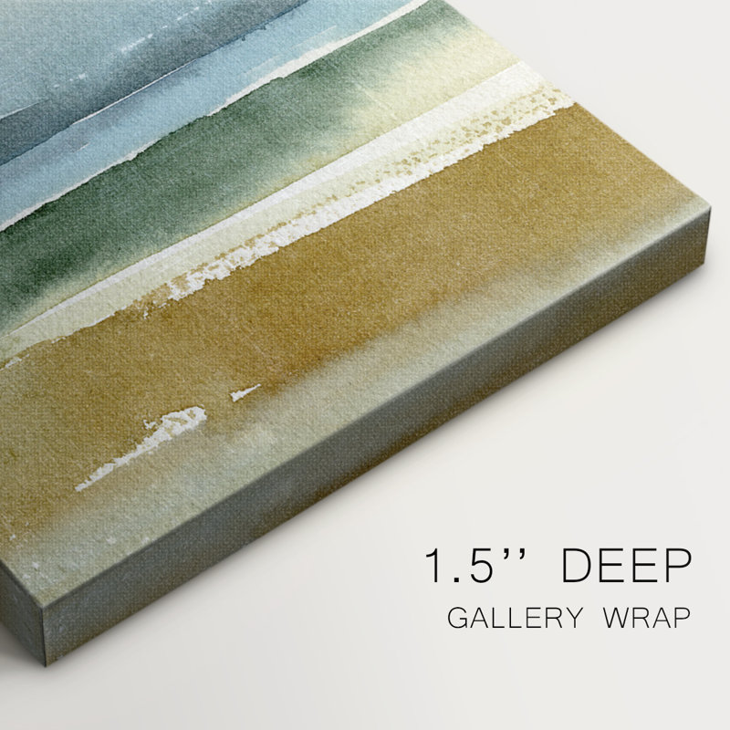 Perspectives ocre II - impression sur toile seulement - non encadrée, H 48 po x l 32 po