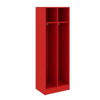 Double Wide Two Compartment Classroom Cabinet Locker