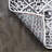 Maidste Moroccan Geometric Distressed Ivory/Black Rug-505341960