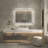 Wall Mount Anti-Fog Oversized Frameless Lighted Bathroom Mirror/ LED Bathroom Mirror-630112863-628156375