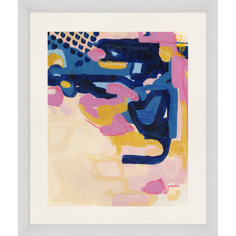 «Aquatic Shift 3» - Peinture encadrée sur papier