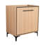 Base de meuble-lavabo de 30 po, armoire de couleur chêne, rangement spacieux, bois d'ingénierie, double porte de conception américaine de 30 po