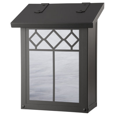 Matrix Brass Wall Mounted Mailbox