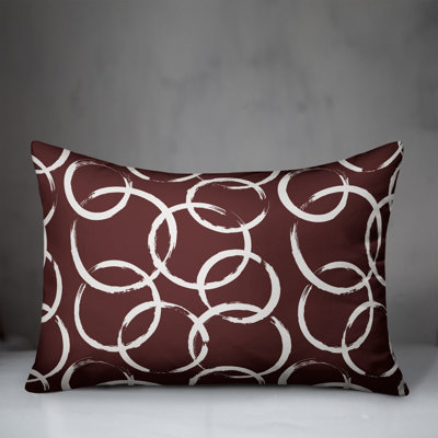 Geometric Outdoor Reversible Throw Pillow