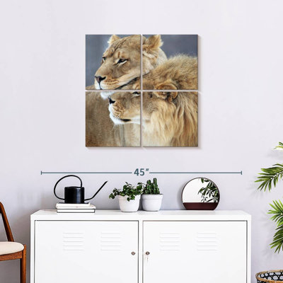 Brampt Lion And Lioness Love
