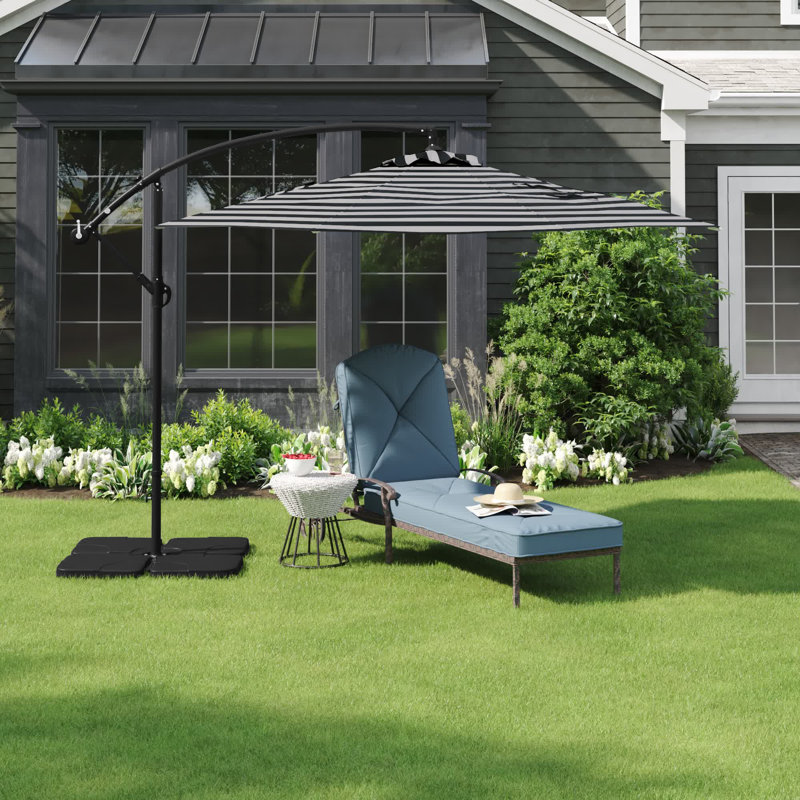 Parasol en porte-à-faux octogonal 10 pi Hartt Guyer, null