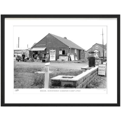 Brean, Sunnyholt Caravan Camp C1965 - Single Picture Frame Print