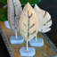Ensemble de 3 figurines à feuilles 7,75 pouces