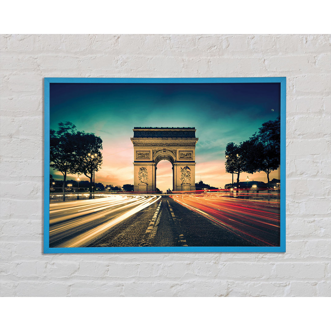 Arc De Triomphe 9 - Einzelner Bilderrahmen Kunstdrucke