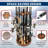 Embree Steel Mounting / Installation Required Mounted Adjustable Multi-Use Fishing Rack