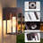 Outdoor Hardwired Wall Light Fixture, Exterior Porch Light With E26 Socket & Clear Glass Shade, Modern Wall Sconce For House Patio Garage Door-1394658426