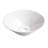 Ceramic White Round Above Counter Bathroom Sink, First - Class Glaze, Straightforward Cleaning, 12.89 Lb Weight Art Low Water Absorbency, No Vanity Swap Required, 17.1 In Width