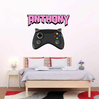 Adhésif décoratif nom et jeu vidéo